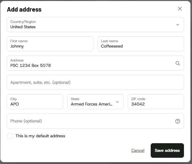 can you mail tobacco to apo Can I ship orders Internationally?